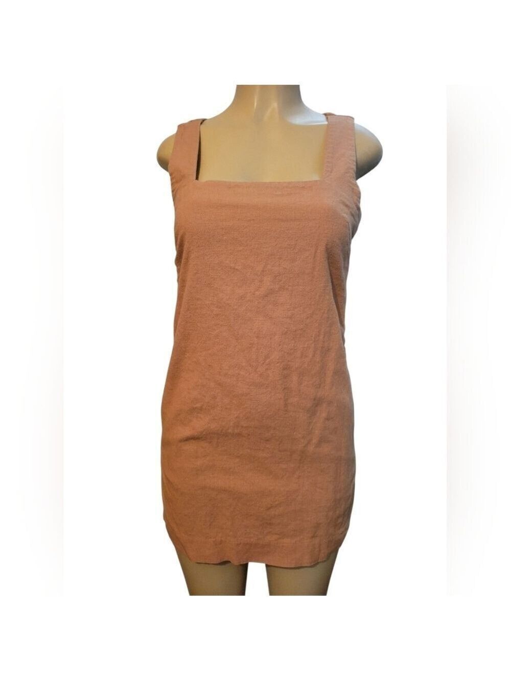 Abercrombie And Finch Tan Overrall Dress Small Country Farm